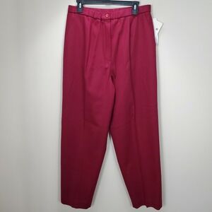 Pendleton NWT Vintage 90's Violet Red High Rise Lined Wool Pant 16= 10/M